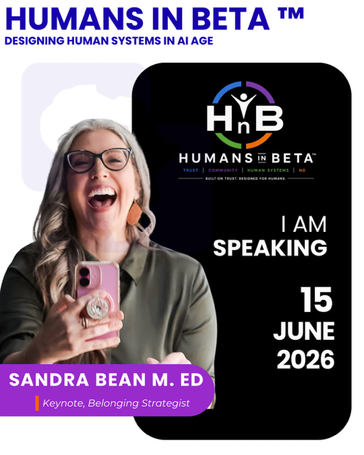 Sandra Bean, M. Ed. — Keynote, Belonging Strategist